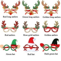 Novi dodaci Dječje igračke naočale Oprema za naočale FOTO PROP čaše za dječje igračke Božićne naočale crtane naočale Božićni ukrasi crveni šešir
