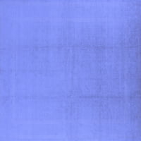 Ahgly Company Machine Persible Pravokutnik Solid plave Moderno područje prostirke, 2 '3'