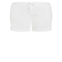 Avenue ženske plus pamučne kratke hlače - bijelo