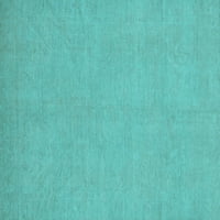 Ahgly Company Zatvoreni pravokutnik orijentalno svijetlo plava modernih prostirki, 2 '4 '