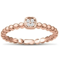 Superjeweler Modern Diamond Remise Ring u ruži Gold za žene