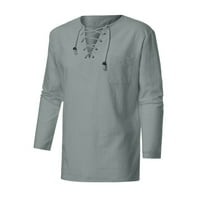 Dressy Hhirts za muškarce Svečane poslovne košulje za muškarce Ležerne prilike puloverske majice s dugim