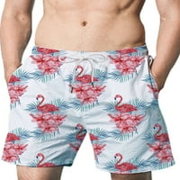 Rejlun Muške kratke hlače za kratke prtljažnice visoki struk Ljetne kratke hlače Muškarci Havajska odjeća