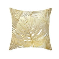 Jastuk za jastuk za jastuk zlato tiskani poklopac za kućni kauč Dekor 45 *