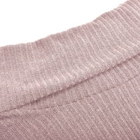 Ženski turtleneck pleteni džemper džemper s dugim rukavima elegantni casual vrhovi