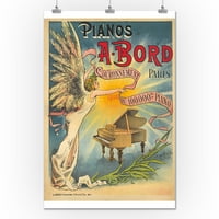 Klavir A Bord Vintage poster Francuska C
