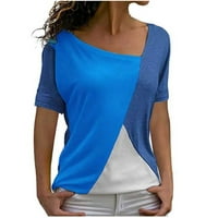 Grafički duksevi za žene Žene Ležerne prilike udobne kratkih rukava s kratkim rukavima V-izrez Top bluza