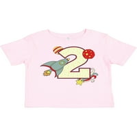 Inktastični drugi rođendanski svemirski okvir Thee poklon mališani dječak ili majica s toddlerom