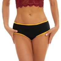 qazqa gaća za patchwork boju donje rublje gaćice bikini solidne ženske gaćice Klickers intimira žuti