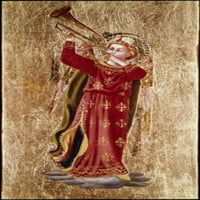 Angel sa trubom, Fra Angelico, print plaka