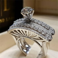 Keusn Rose Diamond Ring, Dijamantni prsten za Valentinovo, ružičasti prsten, dijamant, prsten, lagani