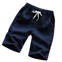 Muške posteljine kratke hlače Ležerne prilike od elastičnog struka Ljeto Kratke hlače za plažu Udobne