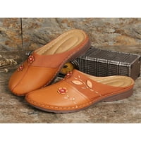 Eloshman Womens Sandale Zatvori Mules Mules cipela s niskim potpeticama Slip na stanovima Slide Comfort