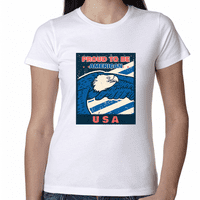 Odjeća 4. jula za žene Četvrti jul Majica Vintage 4. srpnja Košulja Američka zastava Žene