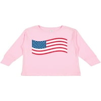 Inktastična Grunge Američka zastava Poklon mališani dječak ili majica s dugim rukavima