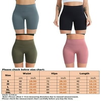 HAITE WOOD vežba kratke hlače Brze suhe tajice Tummy Control Yoga kratke hlače za teretanu Dno Sport