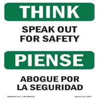 Mislite znak - govorite za sigurnost dvojezično