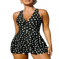 LUMENTO WOGE jednodijelni kupaći kostimi Tržni upravljač kupaći kostimi Polka točkice Ljetne plitke