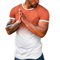 Muška košulja Ljeto Ležerne prilike opuštene fit gradijentne kontrastne boje kratkih rukava Muški vrhovi
