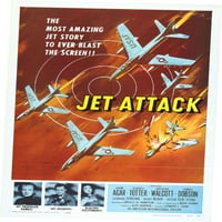 Jet napad Movie Poster Metalni znak 8in 12in Print na metalnom kvadratu Odrasli AB Posteri