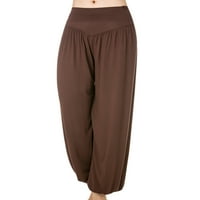 Glonme Dame Harem Pant Wide noge Yoga hlače Indijski hipi Trouser teretana puna dužina Aktivni odjeća