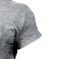 Muška košulja za vježbanje Božićni ispisani O-izrez kratki rukav svima sezona Djelomična stabla Komforna plus veličina Grafički grafika Slim Fit Bluza Tee Dnevna habanje bluza za teretanu