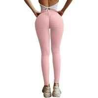 Aaimomet Womens Joga Hlače Petite ženski crossever hlače visokog struka Casual Slatka rastezljiva vežbanje