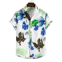 Cleance ispod $ odjeća Muškarci, Poropl Plus Veličina ljetne havajske havajske plaže Down Muškarci kratki