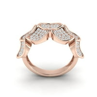 Prirodno 1.5ct okrugli rez Dijamantni fantastični ukras za brisanje za angažman prsten za vjenčano 4K