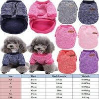 Hirigin mala pseća odjeća za ljubimcu zimski pamučni džemper štenad odjeća topli odjevni kaput