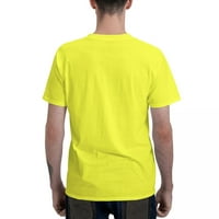 3D Print Funny Cool Graphic Muška majica kratkih rukava 150g žuta