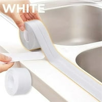 Wofedyo pakovanje traka Samoljepljiva kuhinja kupatilo ugao zaptivača za brtvljenje dvostrano traka bijela 8 * 8 * 3