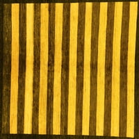 Ahgly Company Zatvoreni pravokutnik orijentalno žute moderne prostirke, 2 '3'