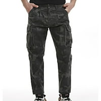 Daqian znojne hlače za muškarce Cleariance Ležerne prilike traperice Modni džepni trend Muške mikro