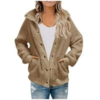 Fanxing Women COZY SHERPA FLEECE jakna Fuzzy Fuzy Fau Shearling Coats Cleance s, m, L, XL, XXL, XXXL,