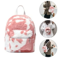 Plišani mini ruksak putni torbu za pohranu ramena za žene djevojke