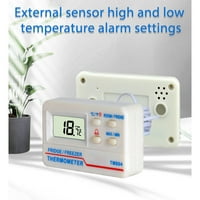 Mjerač temperature zamrzivača, LCD ekran Interni - za vanjsko - na hladnjak Termometar sa alarmom za armature