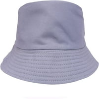 Cocopeants ženske kašike šešir jednostavna čvrsta boja dvostrana habanje kapice Ljetni ribolov hoda,