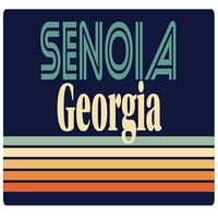 Senoia Georgia Vinyl naljepnica za naljepnicu Retro dizajn