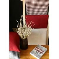 Boemski set ručno izrađenog ukrasnog bacanja jastuk od punog jakarda 12 20 crno-crveno i sivo lumbalno
