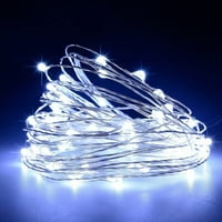 Hododo 2m 20-mins-100leds bakrena bakrena bakrena žica LED bajka Svjetlo za božićnu zabavu za vjenčanje
