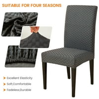Prekrivači stolice za trpezariju, Stretch stolica za blagovaonicu zaštitni poklopac jacquard pleteno