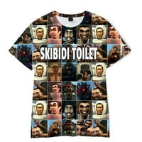 Skibidi toalet Thirt Game kratki rukav Cosplay pulover Muškarci Žene Tees Vrhovi