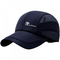 Unizno prozračno puna mreža za bejzbol kapa upf 50+ Brzi suho trčanje lagani hladni vodeni sportski šešir