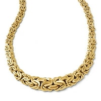 14k žuto zlato jedinstvena veza ogrlica sa ogrlicama 17