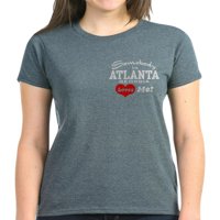 Cafepress - neko me u Atlanti voli - Ženska tamna majica