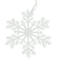 Božićni viseći snježne pahulje Dekor kreativnog akrilnog snježnog pahuljica božićnog drvca Viseći privjesak