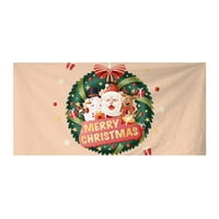 Mishuowo rođendanski vikend sim porodice zabava isporučuje božićnu vanjsku garažu vrata tapiserija za prazničnu zabavu za prazničnu zabavu Pozadina krpa Uklapanje visećih tkanine s jednom veličinom