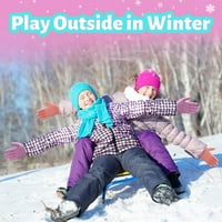 EVRIDEWEWE Kids Boys Winter rukavice 4- godine, parovi djevojke djeteta pletene rastezljivo hvatanje