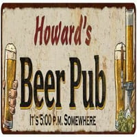 Howard's Beer Pub Man Cave bar Decor Poklon znak 108240053293